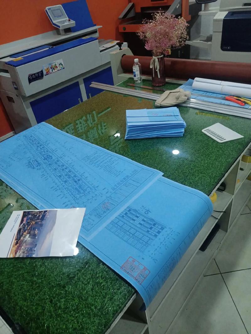 新年第一單！藍圖紅章彩圖，專業圖文快印與設計服務